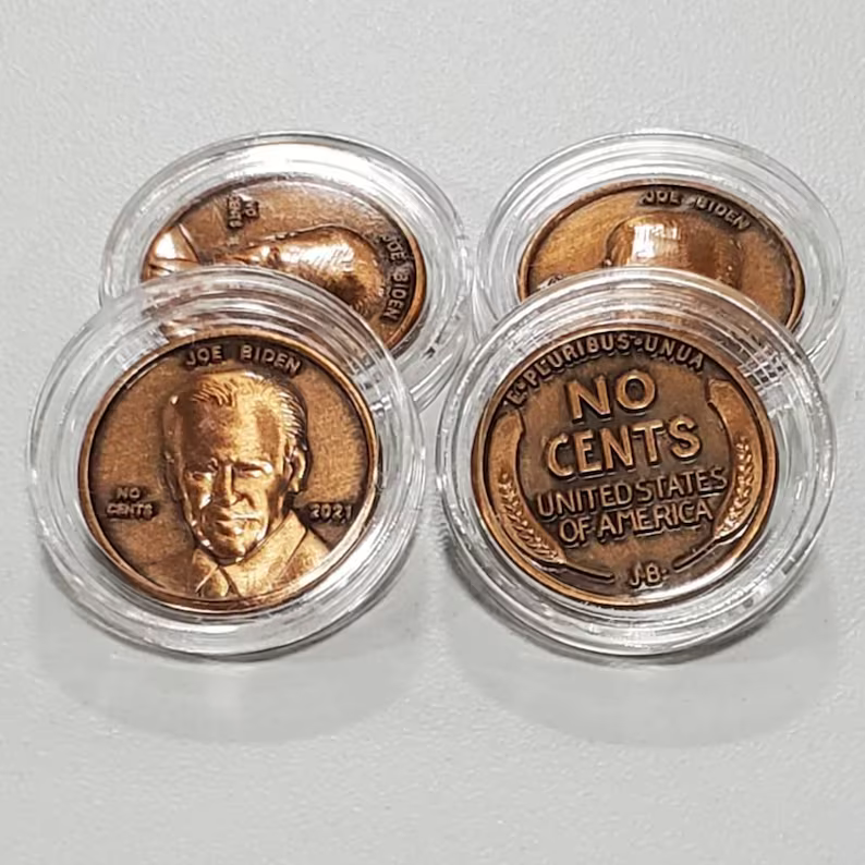 Biden "No Cents" (Novelty) Collectible Penny